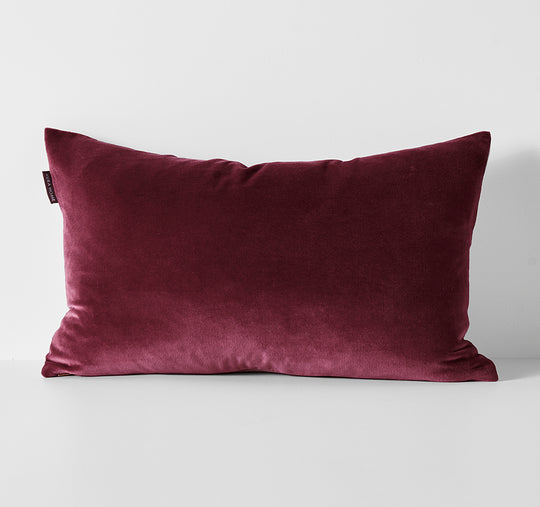 Luxury Velvet 30x50cm Filled Cushion Mulberry