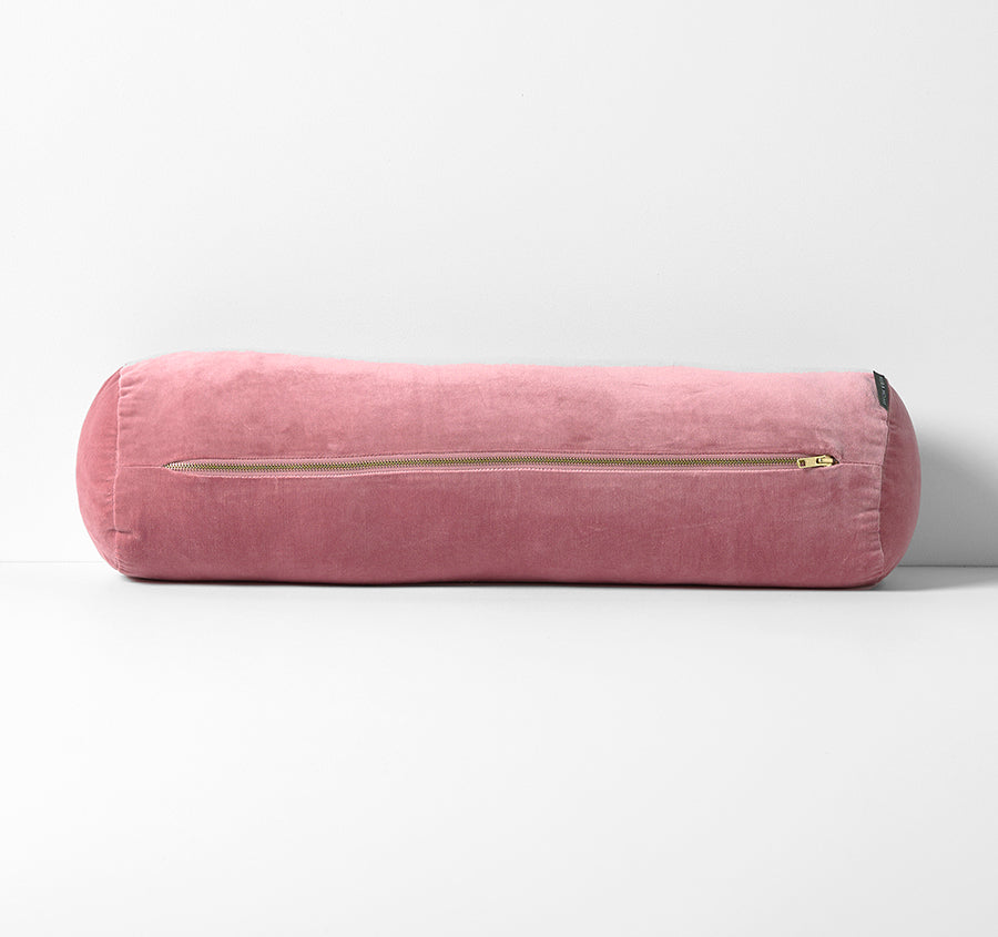Luxury Velvet 18x60cm Filled Bolster Orchid