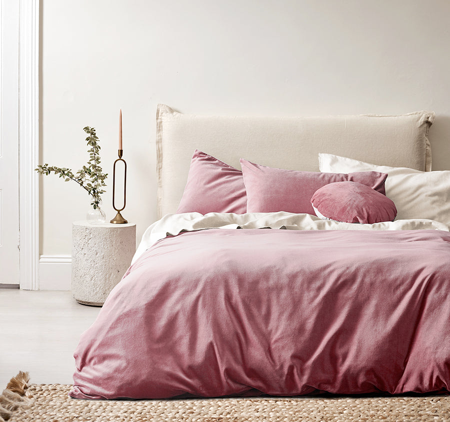 Luxury Velvet Quilt Cover Range Orchid