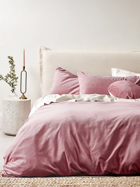 Luxury Velvet Quilt Cover Range Orchid