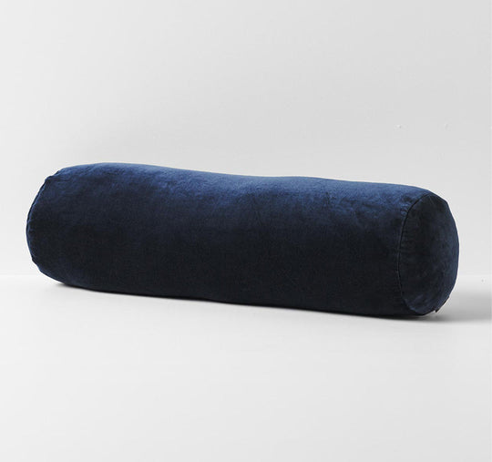 Luxury Velvet 18x60cm Filled Bolster Slate