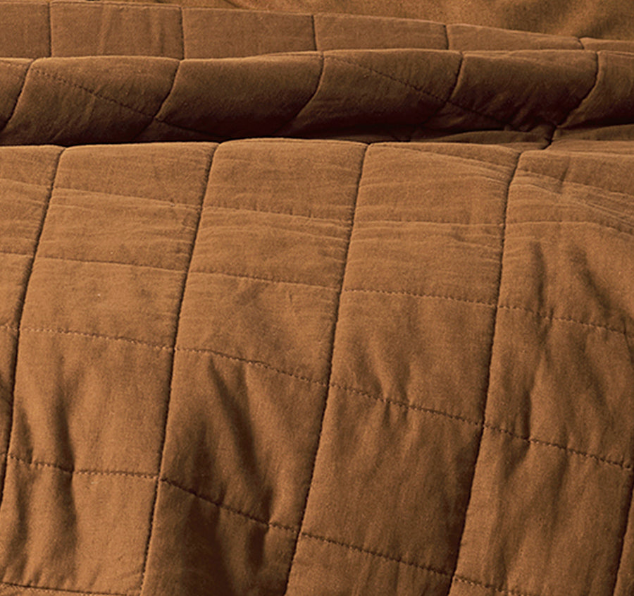 Maison Vintage Coverlet Cinnamon