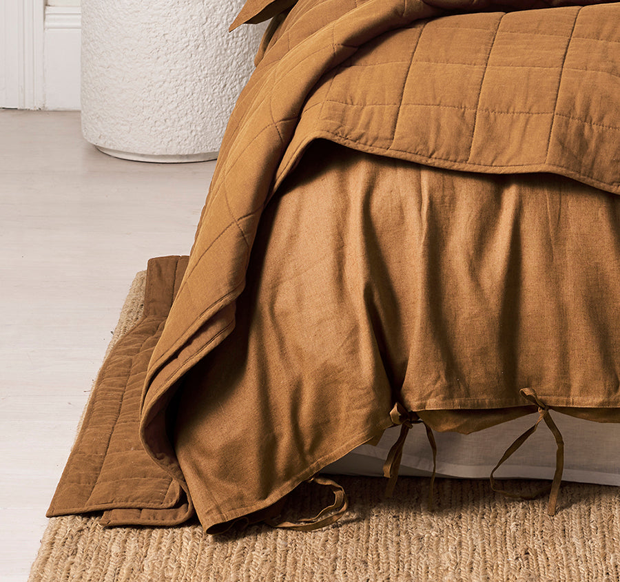 Maison Vintage Coverlet Cinnamon
