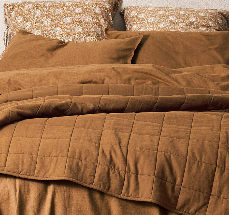 Maison Vintage Coverlet Cinnamon