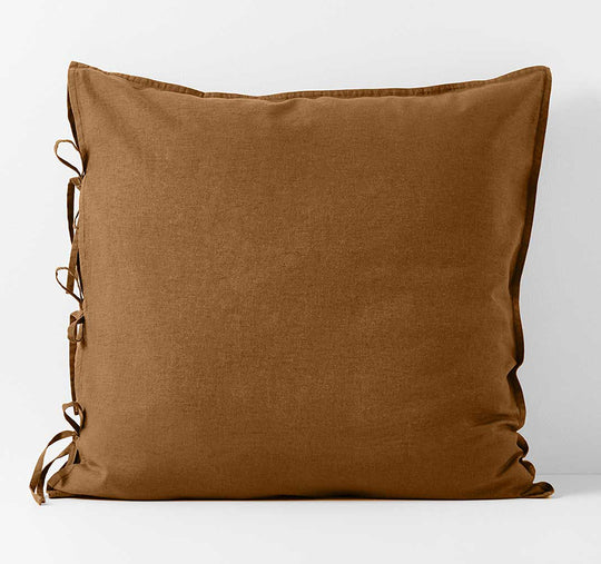 Maison Vintage European Pillowcase Cinnamon