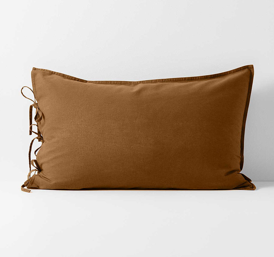 Maison Vintage Standard Pillowcase Cinnamon
