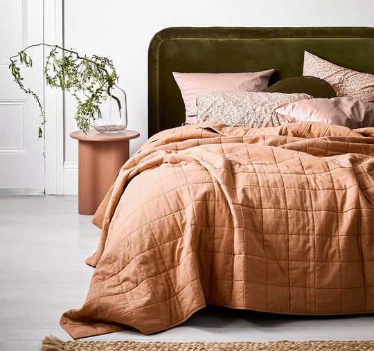 Maison Vintage Coverlet Hazelnut