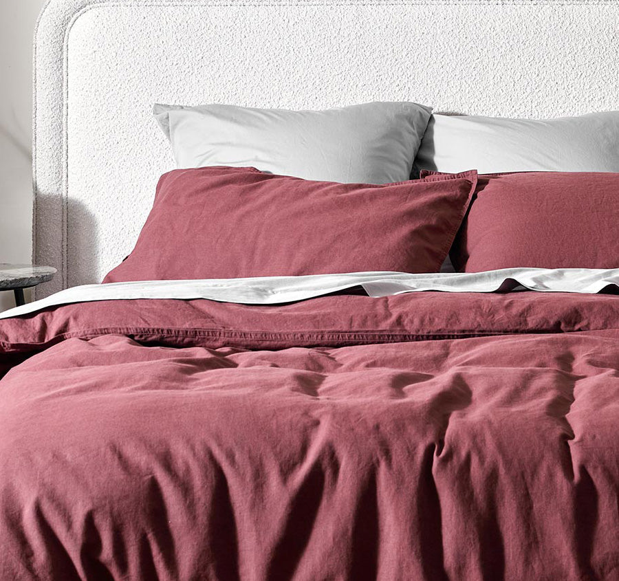 Maison Vintage European Pillowcase Syrah