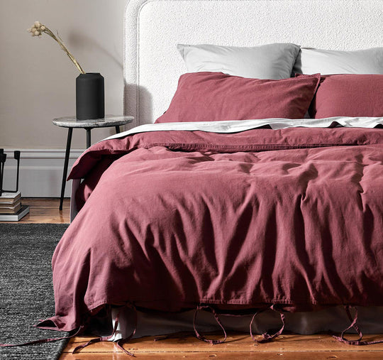 Maison Vintage Quilt Cover Range Syrah