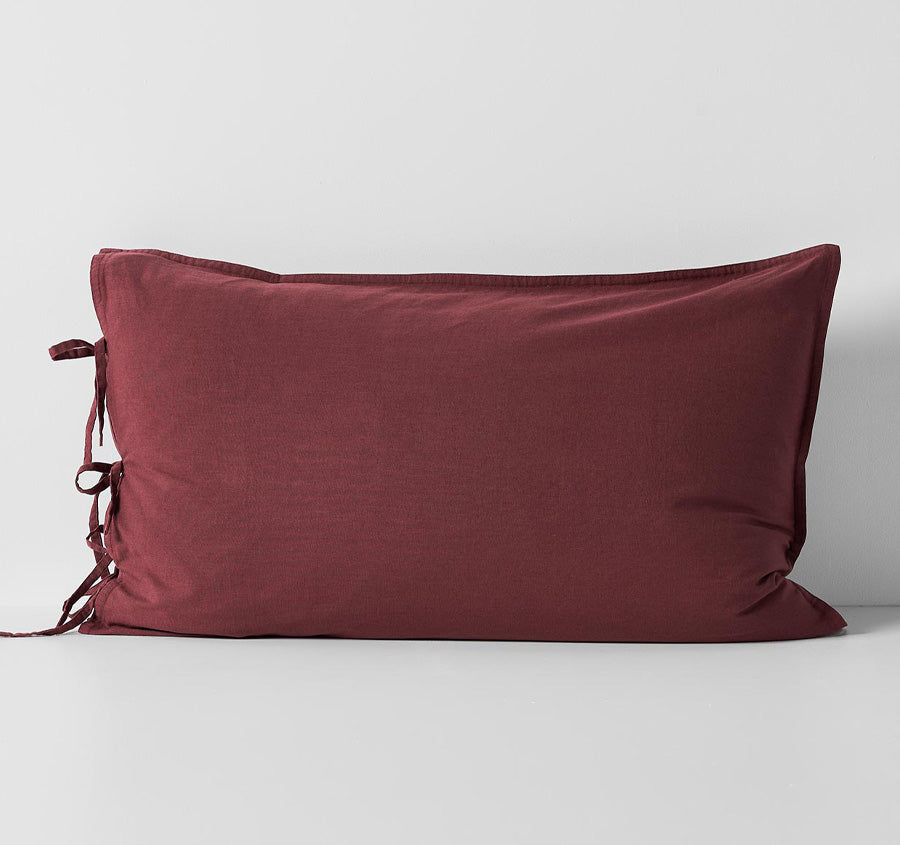 Maison Vintage Standard Pillowcase Syrah