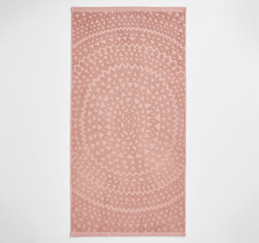 Maya 580GSM Cotton Bath Towel Range Clay