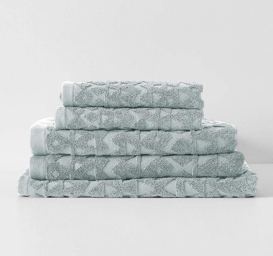 Maya 580GSM Cotton Bath Towel Range Limestone