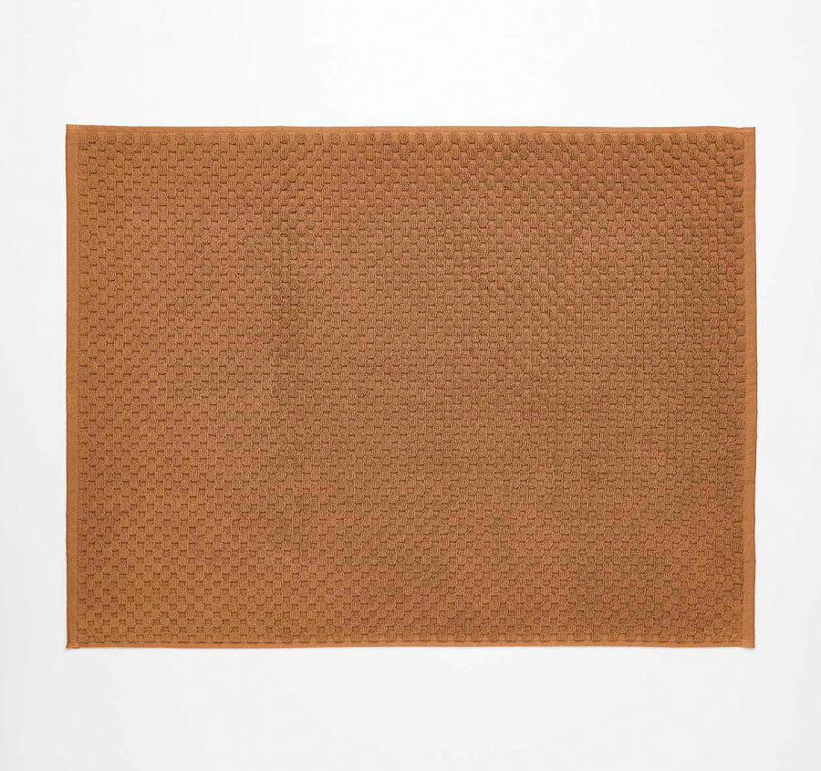 Milos 5 Piece 650GSM Cotton Bath Towel Set Caramel