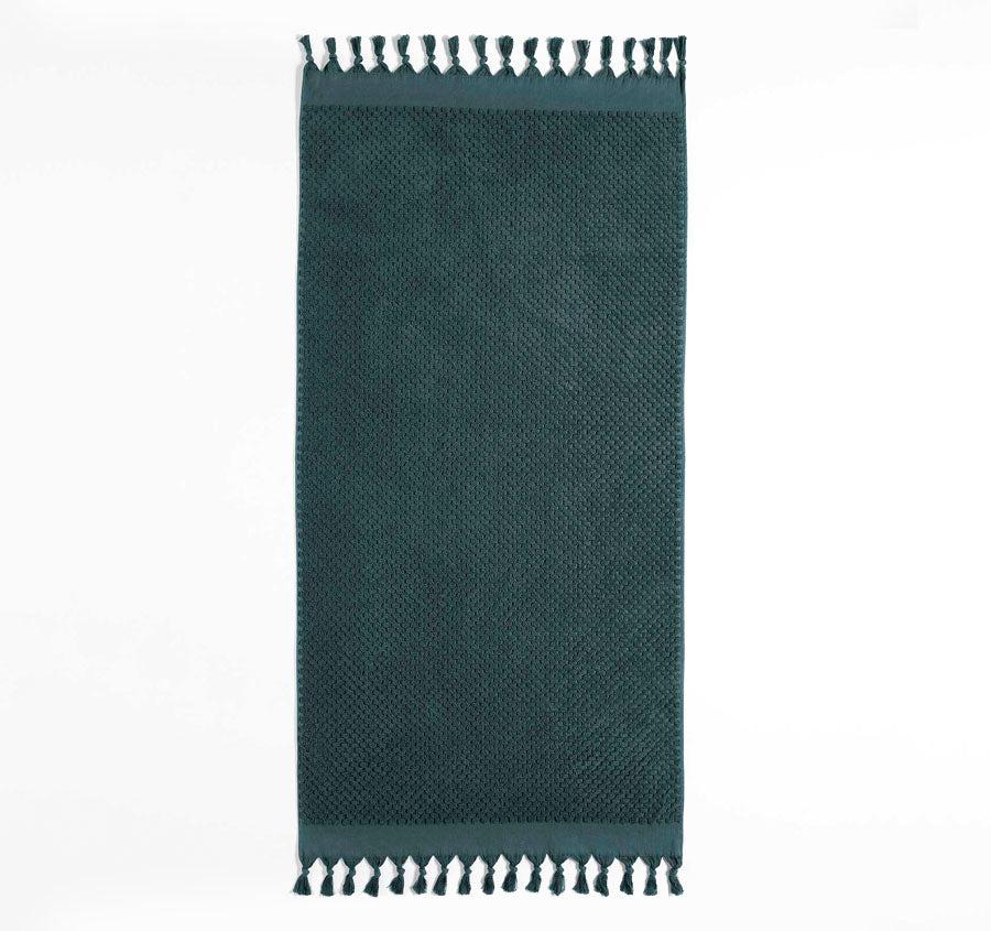 Milos 5 Piece 650GSM Cotton Bath Towel Set Slate