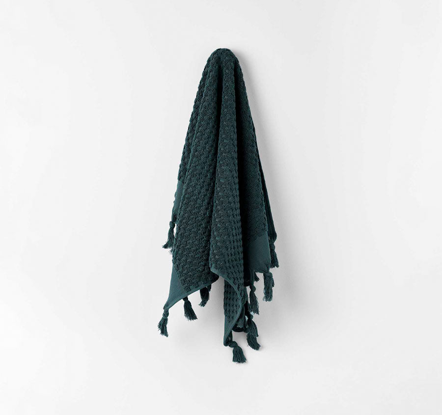 Milos 5 Piece 650GSM Cotton Bath Towel Set Slate