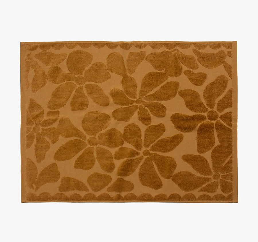 Palma Fringe 840GSM Cotton Bath Mat Bronze
