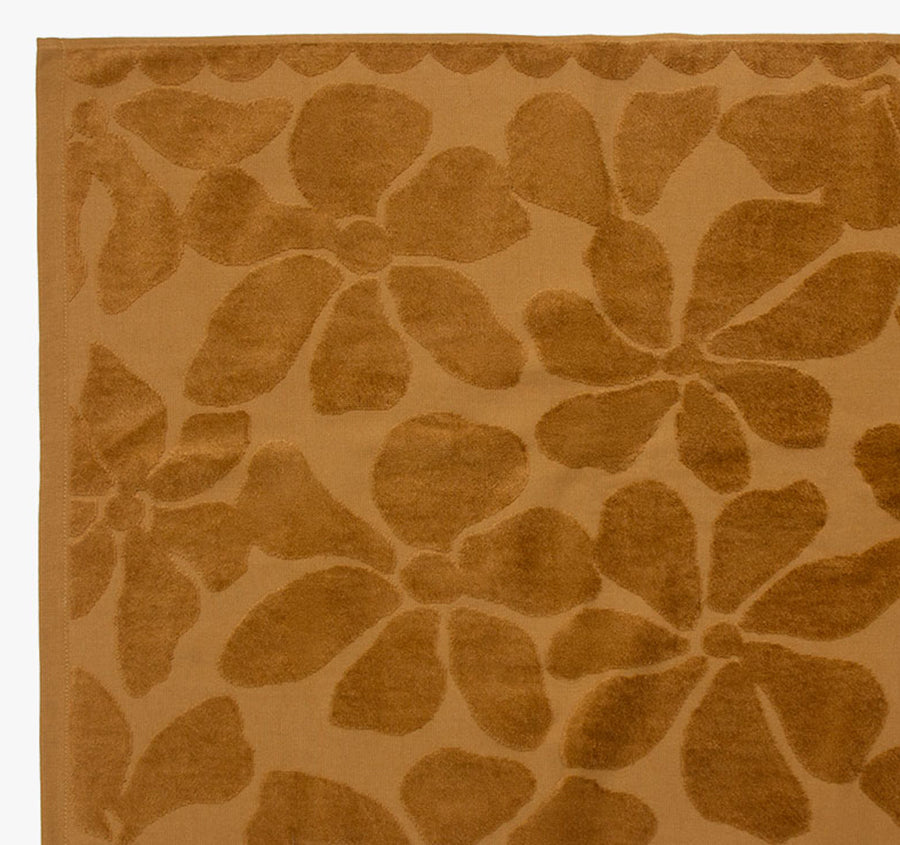 Palma Fringe 840GSM Cotton Bath Mat Bronze