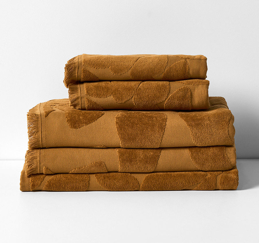Palma Fringe 560GSM Cotton Bath Towel Range Bronze