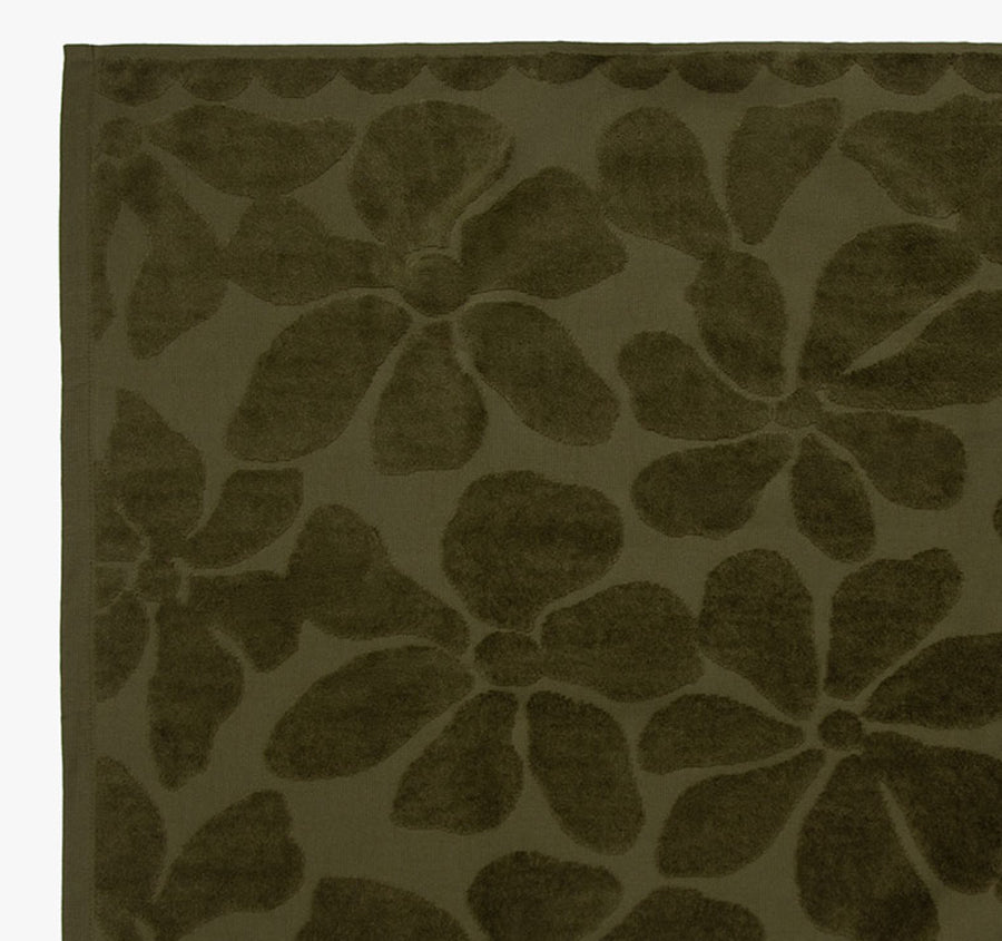 Palma Fringe 840GSM Cotton Bath Mat Caper