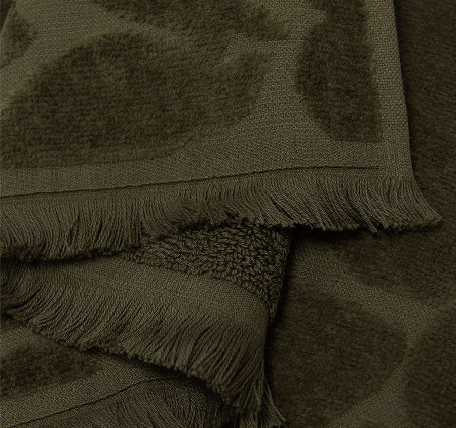 Palma Fringe 560GSM Cotton Bath Towel Range Caper