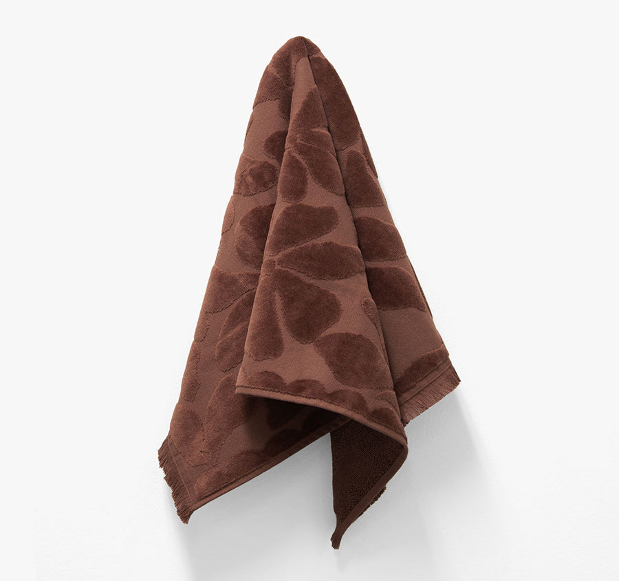 Palma Fringe 560GSM Cotton Bath Towel Range Clove