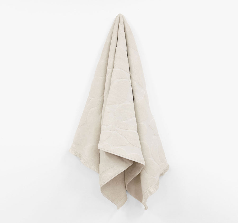 Palma Fringe 560GSM Cotton Bath Towel Range Sand