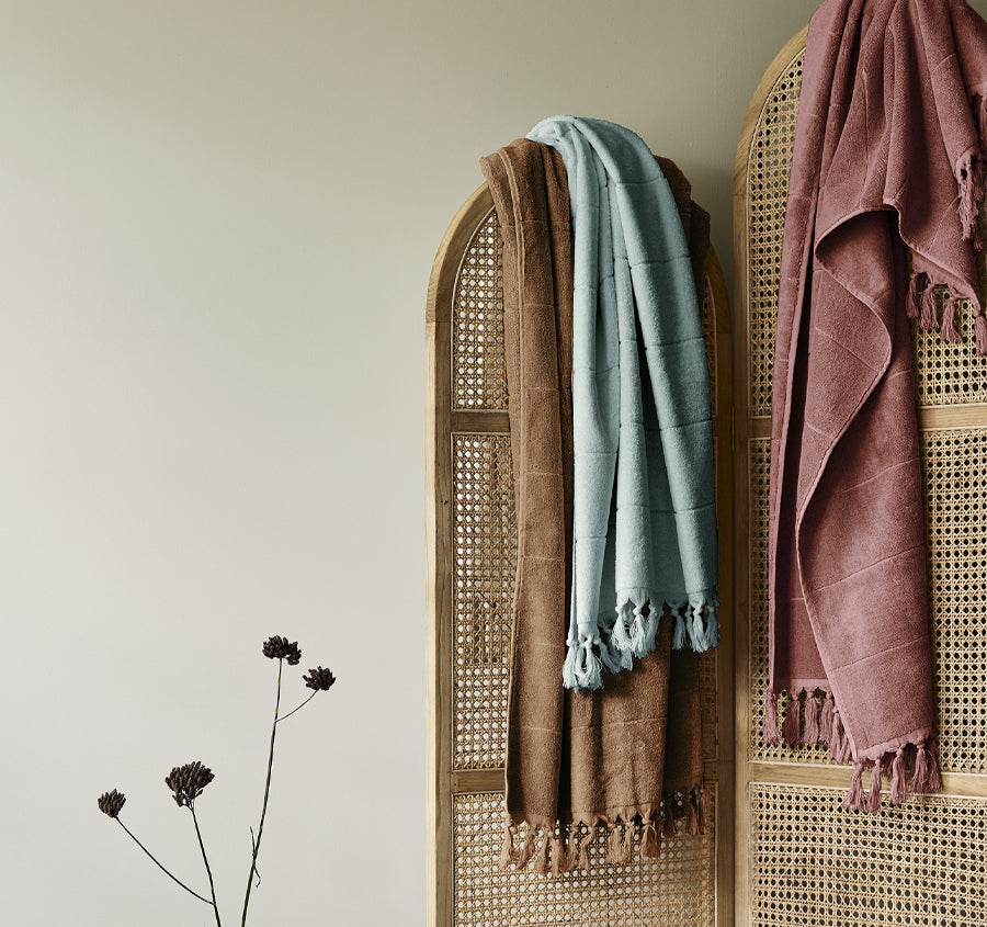 Paros 580GSM Cotton Bath Towel Range Caramel