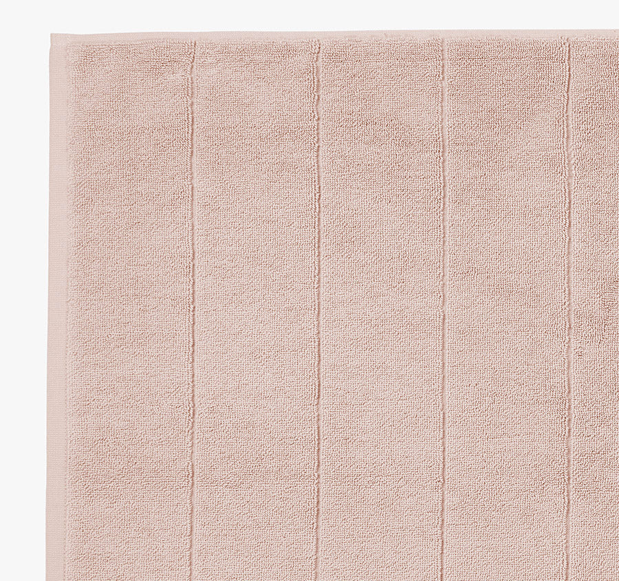 Paros 840GSM Cotton Bath Mat Pink Clay