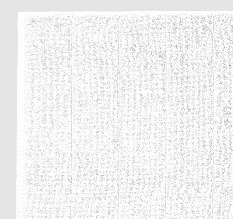 Paros 840GSM Cotton Bath Mat White Wash