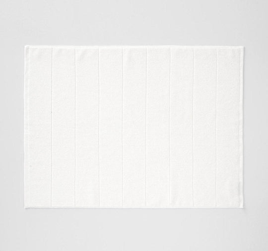 Paros 840GSM Cotton Bath Mat White Wash