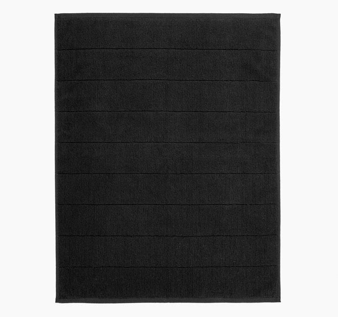 Paros 5 Piece 580GSM Cotton Bath Towel Set Black