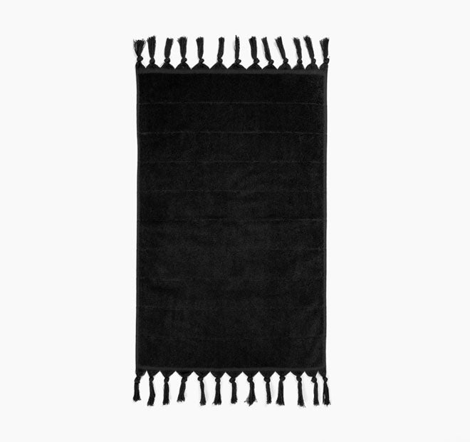 Paros 580GSM Cotton Bath Towel Range Black