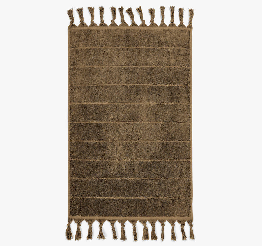 Paros 5 Piece 580GSM Cotton Bath Towel Set Caramel