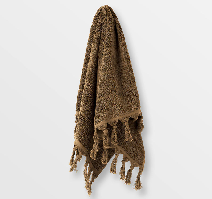 Paros 580GSM Cotton Bath Towel Range Caramel