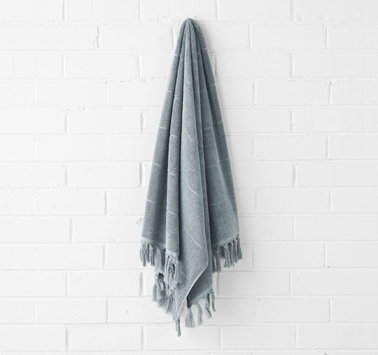 Paros 580GSM Cotton Bath Towel Range Eucalypt
