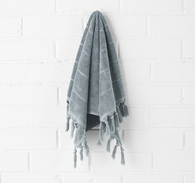 Paros 580GSM Cotton Bath Towel Range Eucalypt