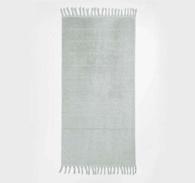 Paros 580GSM Cotton Bath Towel Range Limestone