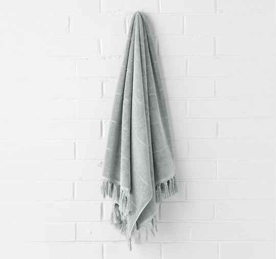 Paros 580GSM Cotton Bath Towel Range Limestone