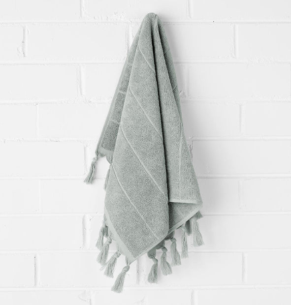 Paros 580GSM Cotton Bath Towel Range Limestone