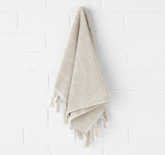 Paros 580GSM Cotton Bath Towel Range Natural