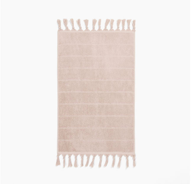Paros 5 Piece 580GSM Cotton Bath Towel Set Pink Clay