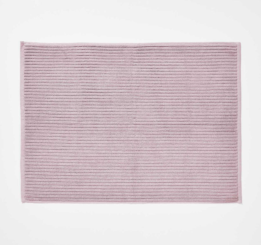 Paros Rib 5 Piece 580GSM Cotton Bath Towel Set Lilac