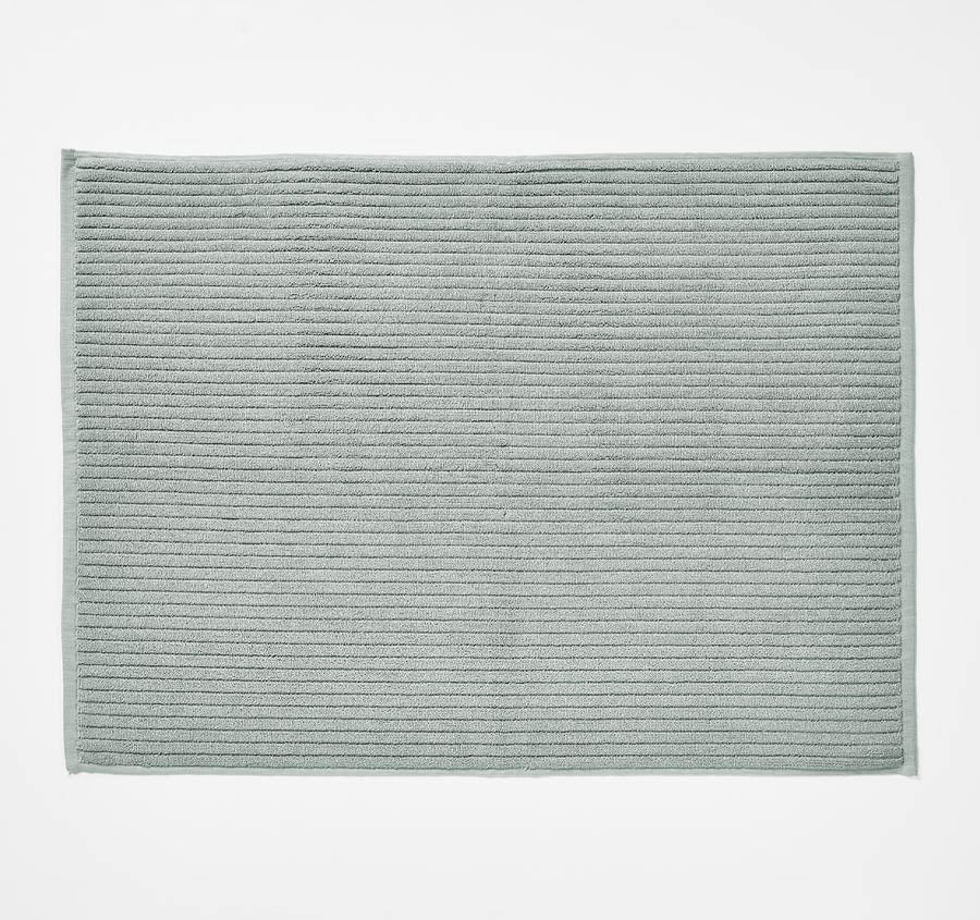 Paros Rib 840GSM Cotton Bath Mat Sage