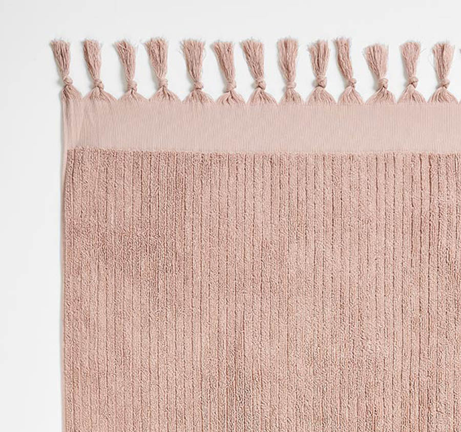 Paros Rib 580GSM Cotton Bath Towel Range Shell