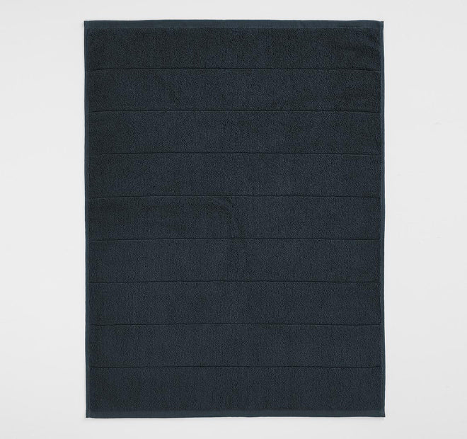 Paros 5 Piece 580GSM Cotton Bath Towel Set Slate