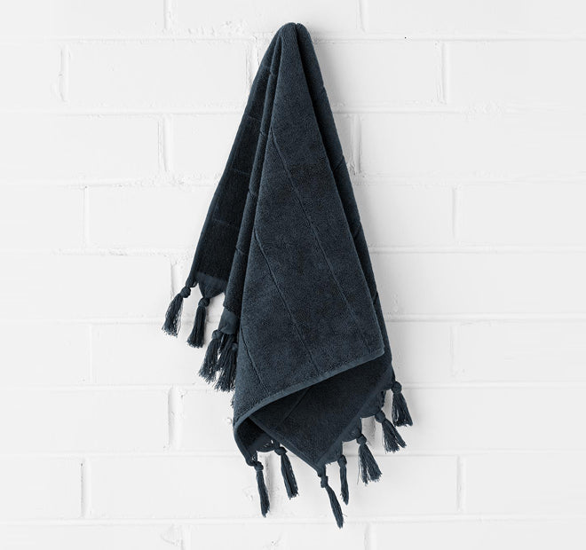 Paros 580GSM Cotton Bath Towel Range Slate