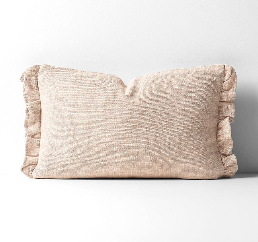 Ruffle 30x50cm Filled Cushion Shell