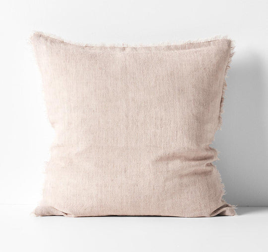 Vintage Linen Fringe 50x50cm Filled Cushion Shell