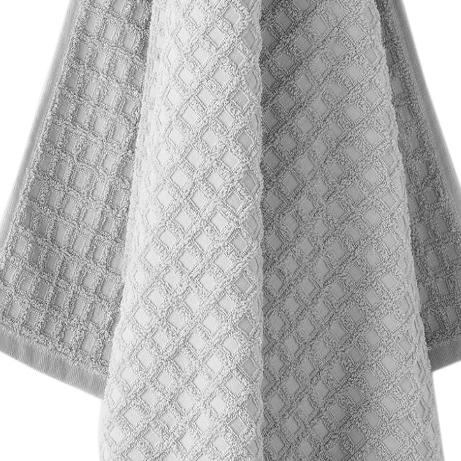 Waffle 580GSM Cotton Bath Towel Range Dove