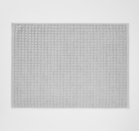 Waffle 840GSM Cotton Bath Mat Dove
